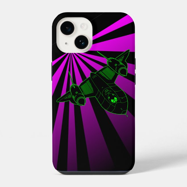 Coque iPhone Étui pour iPhone SR-71 Blackbird (Verso)