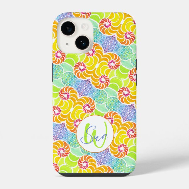 Coque iPhone Étui pour iPhone Sue Mosaic (Verso)