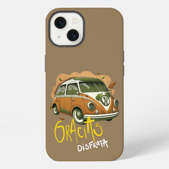 Coque iPhone Étui pour iPhone voiture classique (Verso)