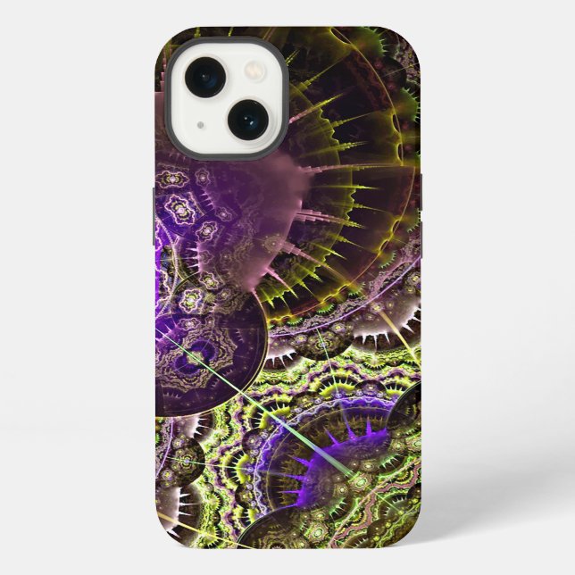 Coque iPhone Étui pour iPhone X d'art abstrait unique 3 (Verso)