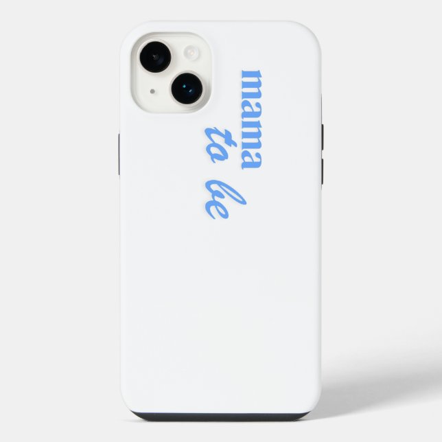 Coque iPhone Étui pour téléphone 14 "future maman"  (Verso)