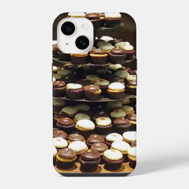 Coque iPhone Étui pour téléphone Cupcakes (Verso)