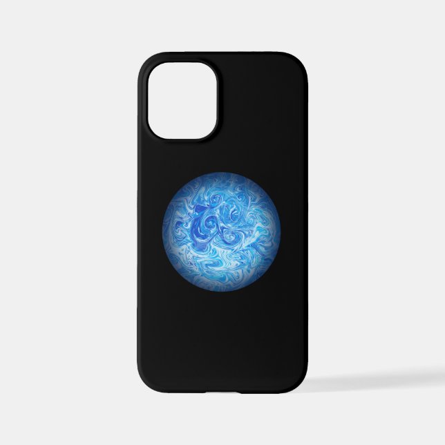 Coque iPhone Étui pour téléphone en art fluide Calm Tide iPhone (Verso)