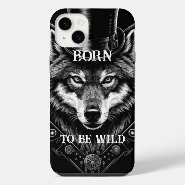 Coque iPhone Étui pour téléphone Loup (Verso)