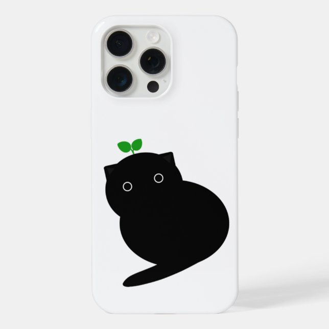 Coque iPhone Étui pour téléphone Q Cat (Verso)