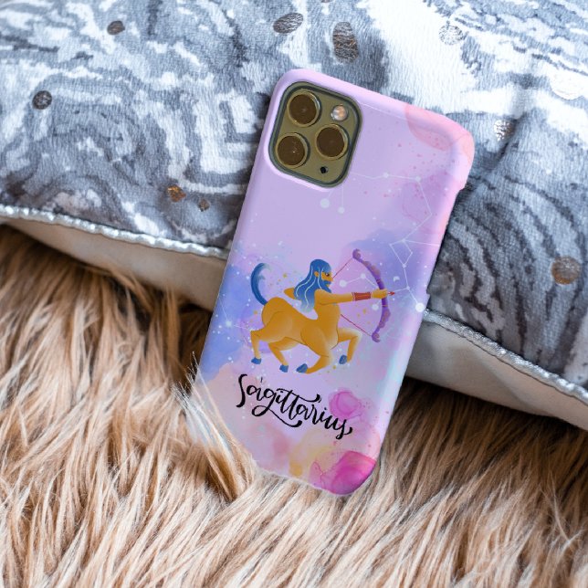 Coque iPhone Étui pour téléphone Sagittaire (Créateur téléchargé)