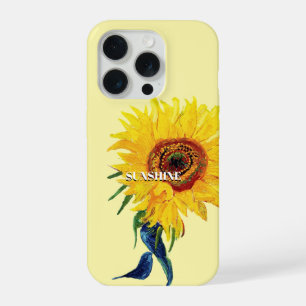 Coque iPhone 15 Pro Étui pour téléphone SUNSHINE Van Gogh tournesol