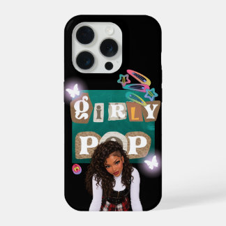 Coque iPhone 15 Pro Étui pour téléphone trois pochette d'album Girly P