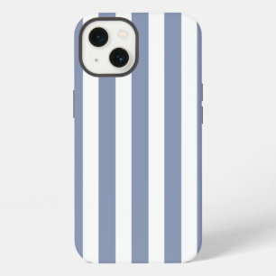 Etui iPhone 13 Étui rayé bonbon bleu-gris et blanc Case-Mate pour