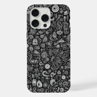 Coque iPhone 15 Pro Max étui rempli de gribouillis