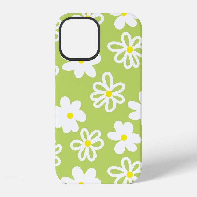 Coque iPhone Étui Retro Daisy Tough Case-Mate pour iPhone (Verso)