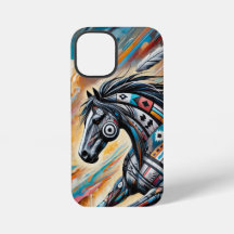 Étui robuste pour iPhone 12 Mini Cheval