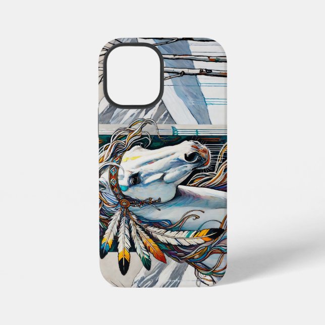Coque iPhone Étui robuste pour iPhone 12 Mini Eli avec des trem (Verso)