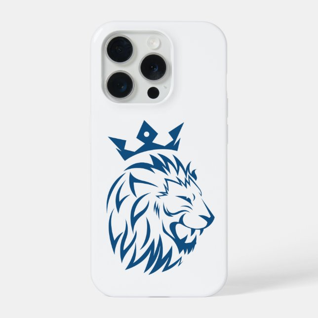 Coque iPhone Étui Royal Crown Lion pour iPhone 15 Pro Max (Verso)