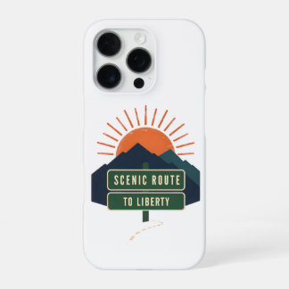 Coque iPhone 16 Pro Étui Scenic Route To Liberty pour iPhone 16 Pro