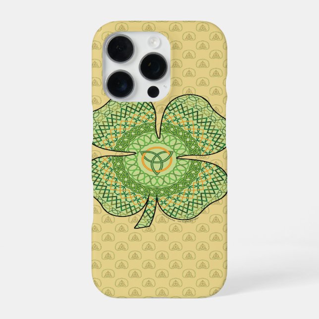 Coque iPhone Étui téléphone Case-Mate Trèfle celtique (Verso)