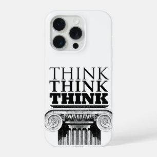 Coque iPhone 15 Pro Étui Think Think Think pour iPhone 15 Pro