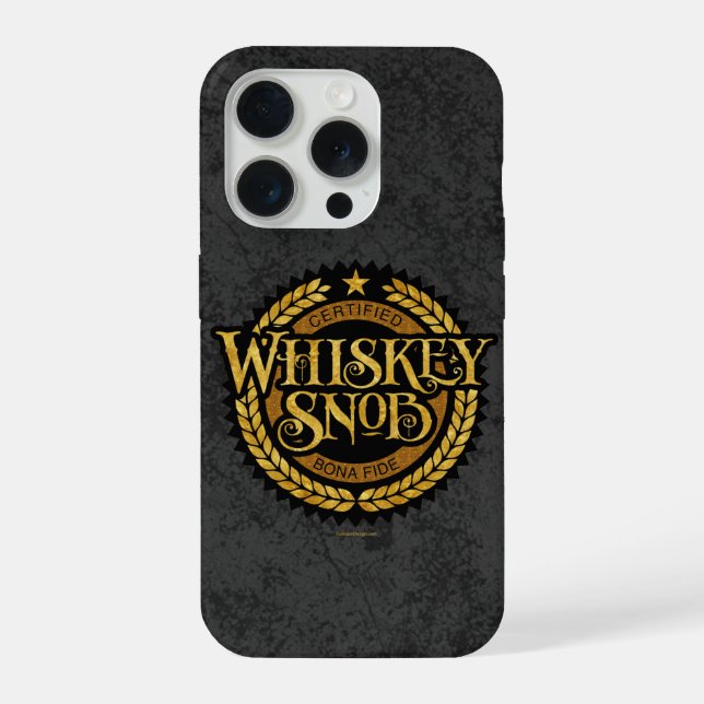 Coque iPhone Étui Whiskey Snob Case-Mate pour iPhone (Verso)