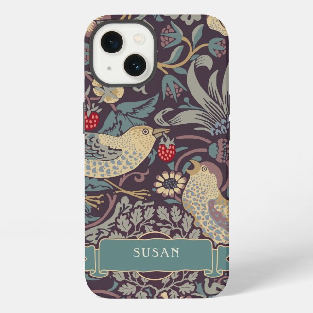 Coque iPhone Étui William Morris Strawberry Thief pour iPhone C (Verso)