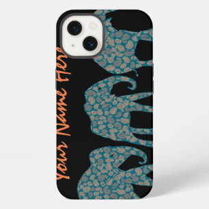 Etui iPhone 13 Étui Xtreme iPhone 6 à motif éléphants Paisley