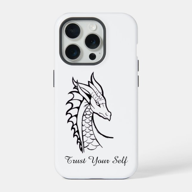 Coque iPhone étuis de motivation pour iPhone 15 Pro (Verso)