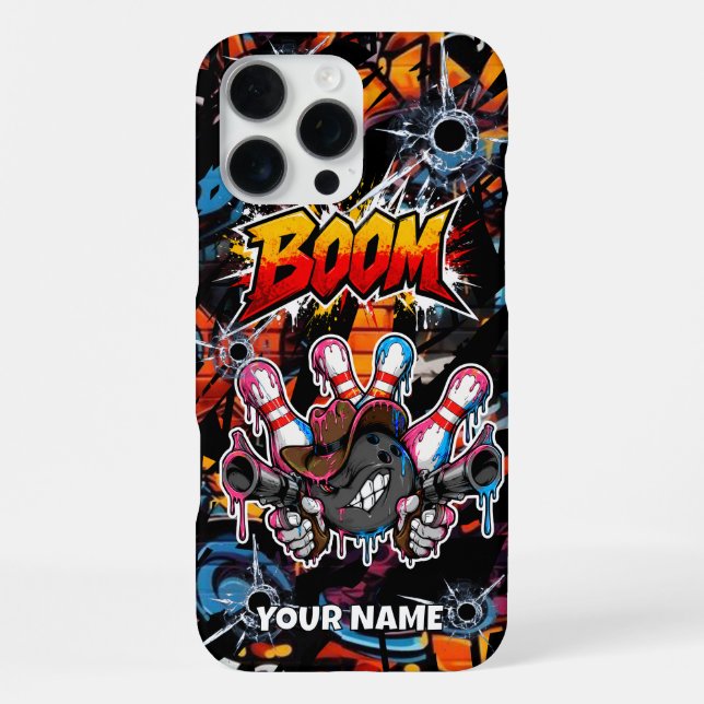 Coque iPhone Étuis de téléphone de bowling (Verso)