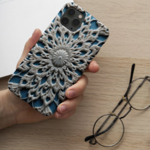 Coque iPhone 16 Pro Max Étuis de téléphone - Relief de conception radiale