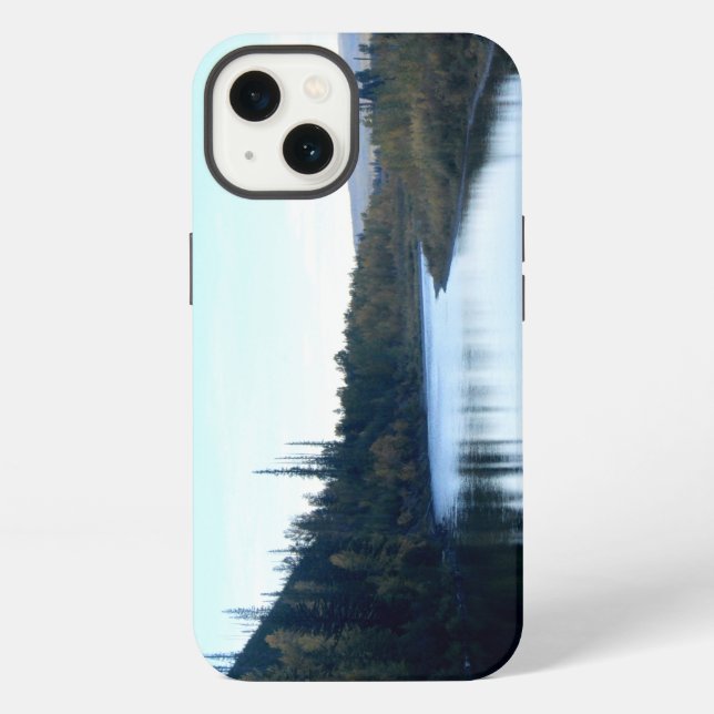Coque iPhone Étuis iPhone Streaming Through Glacier (Verso)