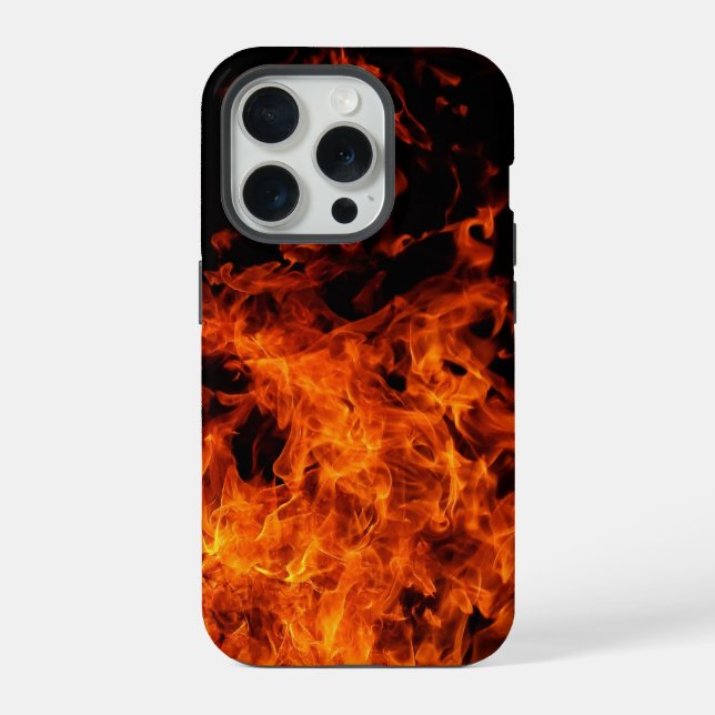 Coque iPhone Étuis pour iPhone 15 Flame (Verso)