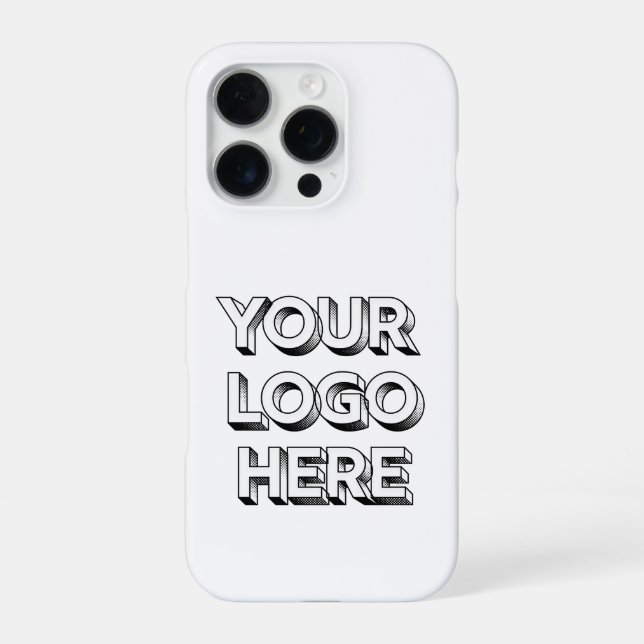 Coque iPhone Étuis pour iPhone 16 Pro Votre Logo (Verso)