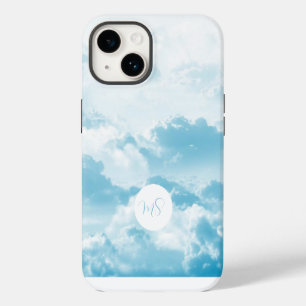 Coque Pour iPhone 14 Étuis pour téléphone Apple Samsung Pretty Blue Sky