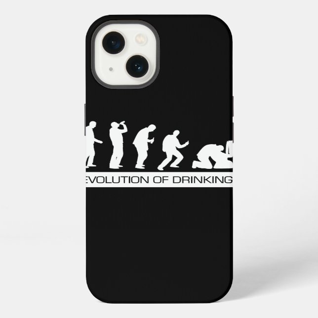 Coque iPhone Évolution de la consommation d'alcool (Verso)