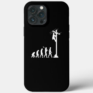 Etui iPhone 13 Pro Max évolution de lineman électricien lineman