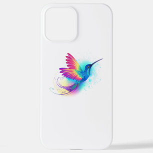 Coque iPhone 12 Pro Max Exotic Rainbow Hummingbird
