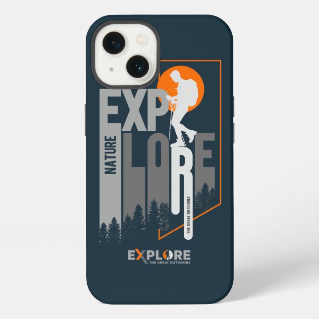 Coque iPhone Exploration de la Nature (2) | Hommes - (Verso)