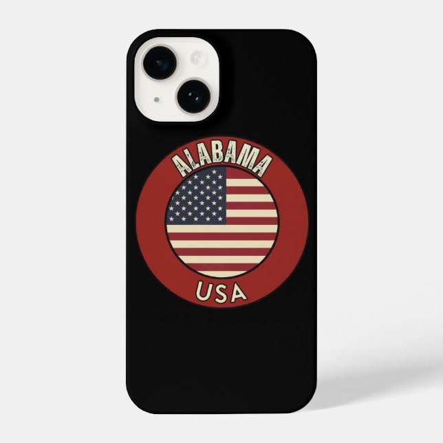 Coque iPhone Explorez l'Alabama - Aventure d'État  (Verso)