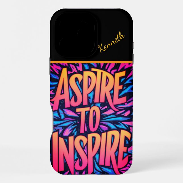 Coque iPhone Explosion colorée d'inspiration. (Verso)