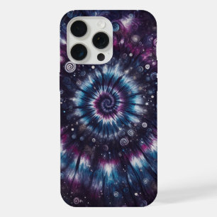 Coque iPhone 15 Pro Max Explosion Cosmique, motif tie-dye