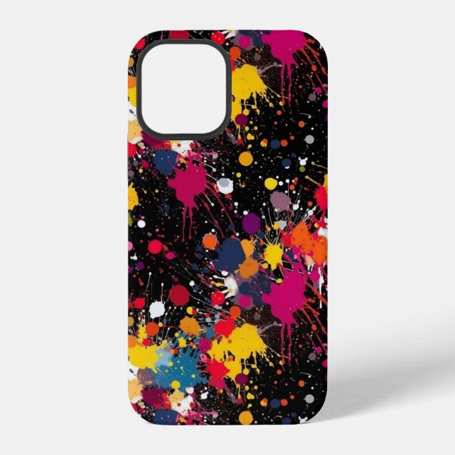 Coque iPhone Explosion de couleur (Verso)