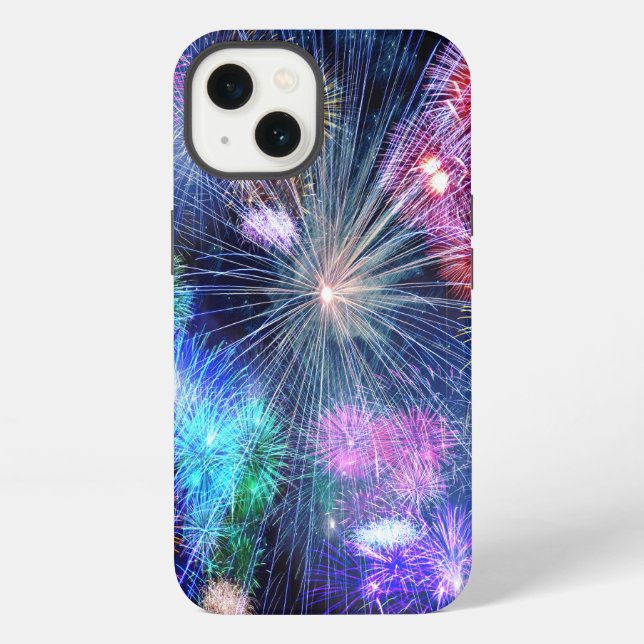 Coque iPhone Explosion de feux d'artifice (Verso)