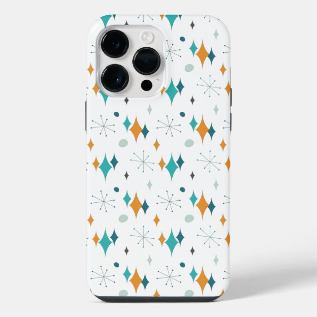 Coque iPhone Explosion de style moderne du milieu du XXe siècle (Verso)