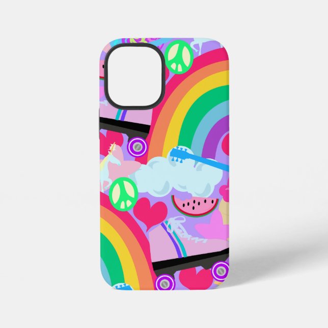 Coque iPhone Explosion Épique des Années 80 (Verso)
