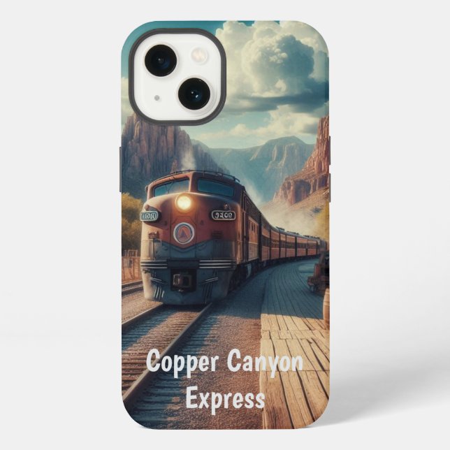 Coque iPhone Express de canyon de cuivre (Verso)