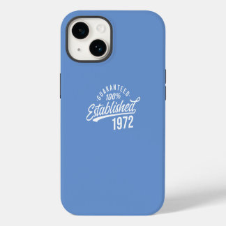 Coque Pour iPhone 14 Expressions drôles d'hommes femmes année 1972