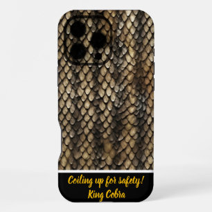 Coque iPhone 16 Pro Max Exquis motifs de peau de serpent