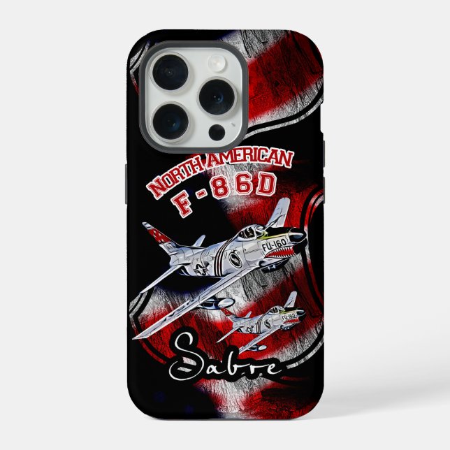 Coque iPhone F86 Saber Fighter Plane Phone case (Verso)