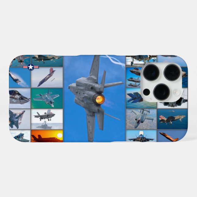 COQUE iPhone F-35 LIGHTNING II « MONTAGE » (Verso Horizontal)