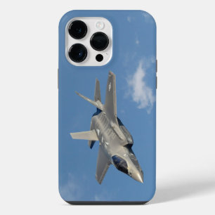 Coque Pour Pour iPhone 14 Pro Max F-35 Lightning II Panther Jet Fighter dans le ciel