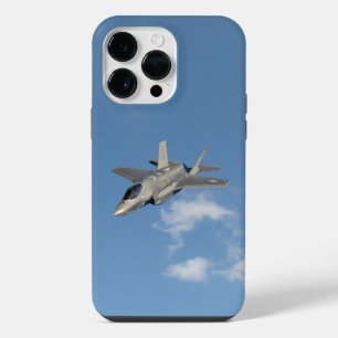 Coque Pour Pour iPhone 14 Pro Max F-35 Lightning II Panther Jet Fighter dans le ciel