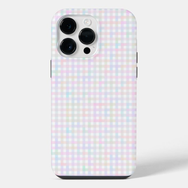 Coque iPhone F & L En vichy multicolore (Verso)